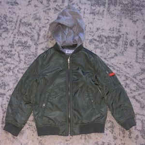 Kids olive green jacket